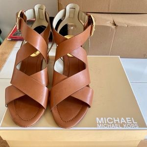 Michael Kors acrylic-heel sandals